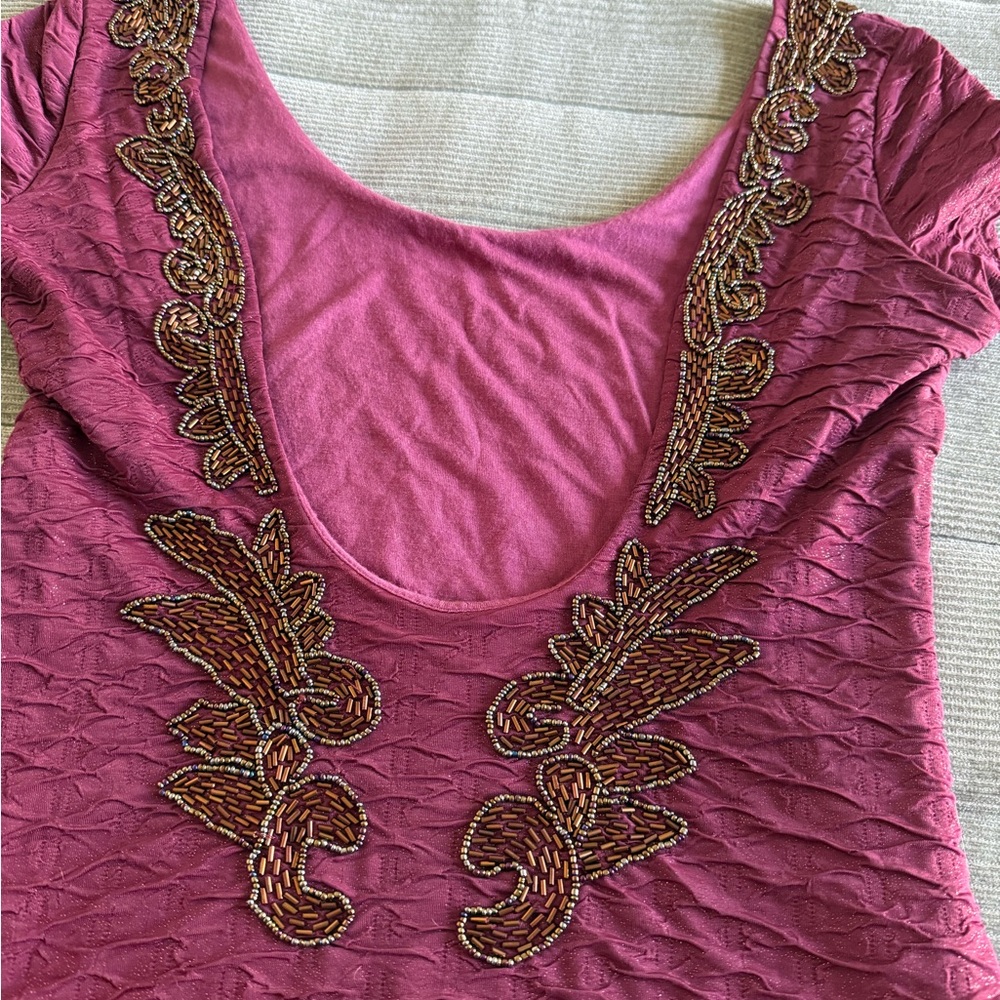 Free People Purple Bodycon Mini Dress